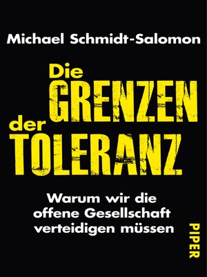 cover image of Die Grenzen der Toleranz